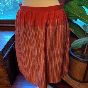 Super cute orange/red skirt